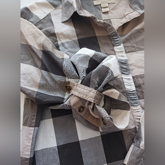 Burberry Brit Plaid Shirt, Blouse Size XS - Picture 7 of 9